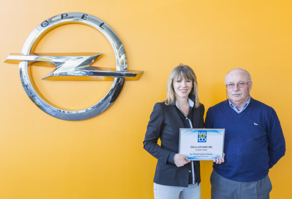 Opel Sala Luciano premiata ai top 100 Dealers European